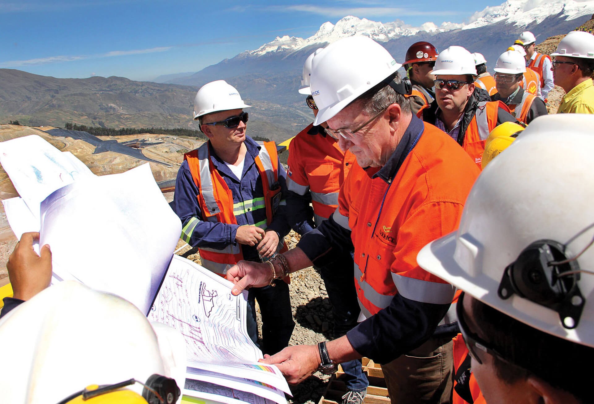 The Latin American leg of the tour included visits to Pueblo Viejo, Veladero, Lagunas Norte and Pierina. © Barrick Gold