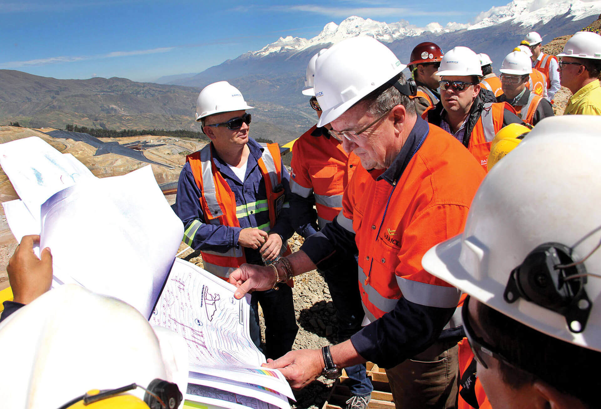 The Latin American leg of the tour included visits to Pueblo Viejo, Veladero, Lagunas Norte and Pierina. © Barrick Gold